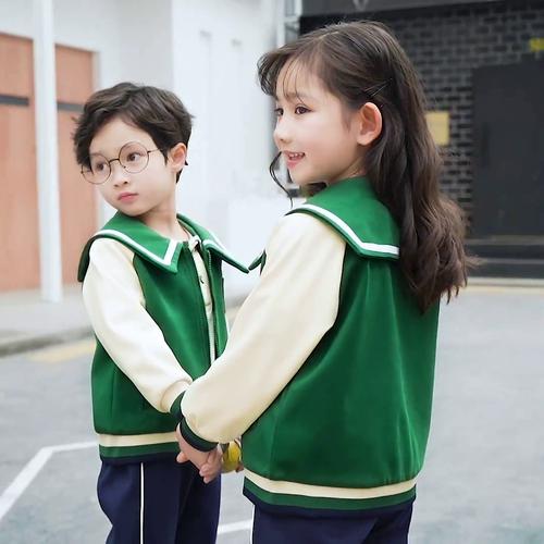 幼儿园园服2021海军风三件套
